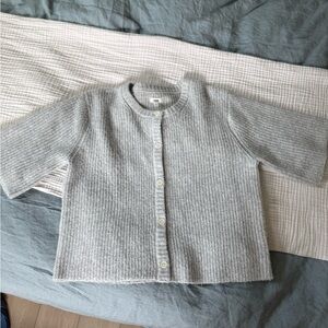 Aerie Unreal Short Sleeve Cardigan